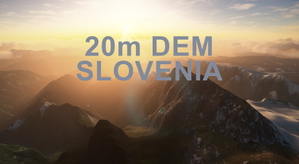 SLOVENIA 20m DEM - High Resolution Terrain Elevation Data from LIDAR Imaging thumbnail 1
