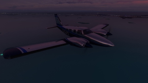 Carenado PA34 Seneca V - Silver-Blue thumbnail 5