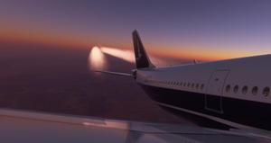 PMP a330-300 With Working Contrails thumbnail 1