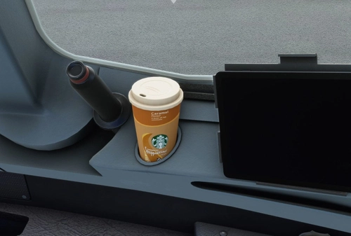 A32NX Starbucks Caramel Frappuccino Cup