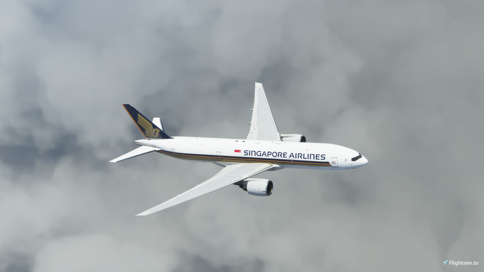 CaptainSim B777-200 Singapore Airlines 9V-SRP - Image 1