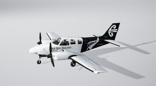 Air New Zealand Virtual | Beechcraft Baron G58 Livery Pack