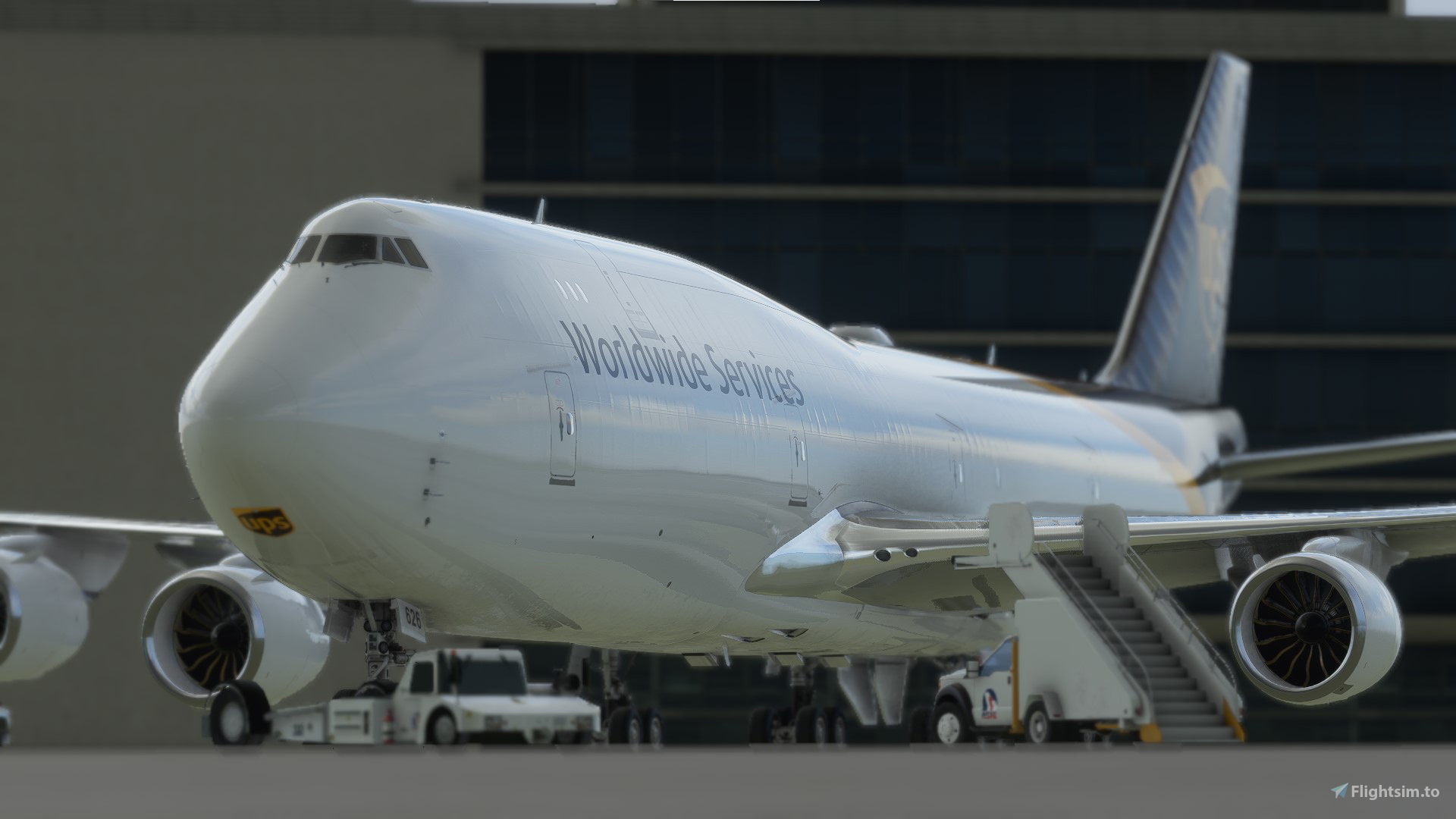 UPS 747-200F オリンピック塗装 UPS (1996 Olympics) - N521UP - Felis 747-200 - Aircraft