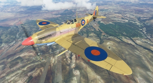 Supermarine Spitfire Mk.IX No 72 Squadron RN-B