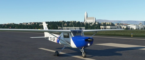Cessna 152 - Icelandic Coast Guard TF-SIF - Iceland - fictional