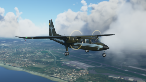Britten-Norman BN-2A Belgian Army B-03 & B-06