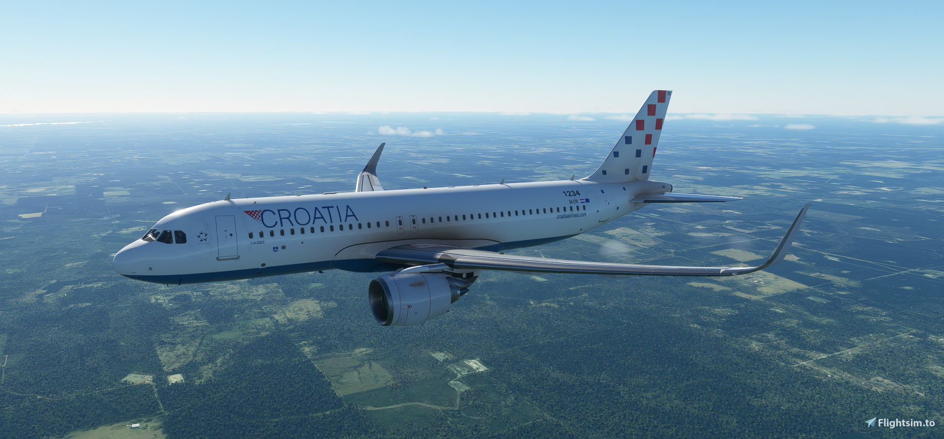 Croatia Airlines | FlyByWire A32NX | 8K - Image 1