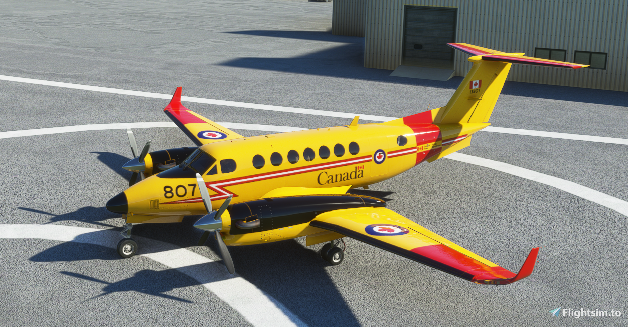 King Air 350 Royal Canadian Air Force 'Search and Rescue' [4K Fictional] - Image 1