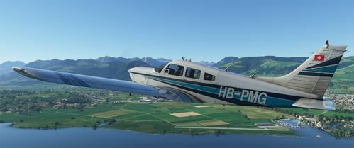 JustFlight Piper PA-28R Arrow III HB-PMG