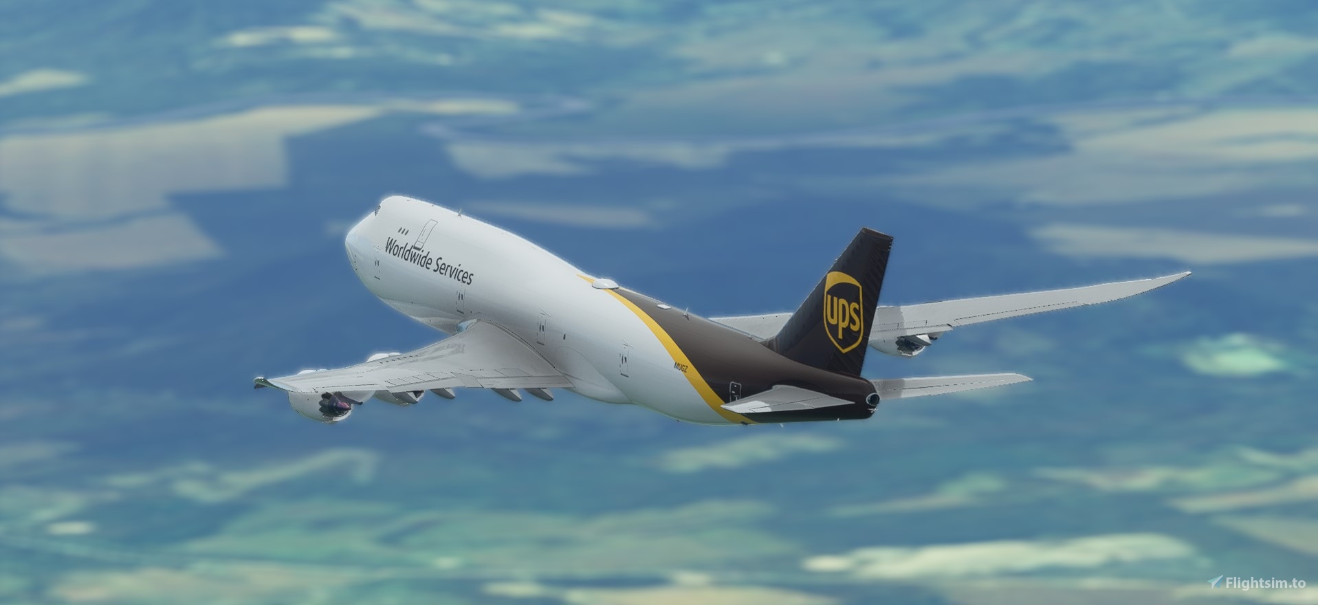 ULTRA][NO-MIRROR] Asobo Boeing 747-8i UPS United Parcel Service 