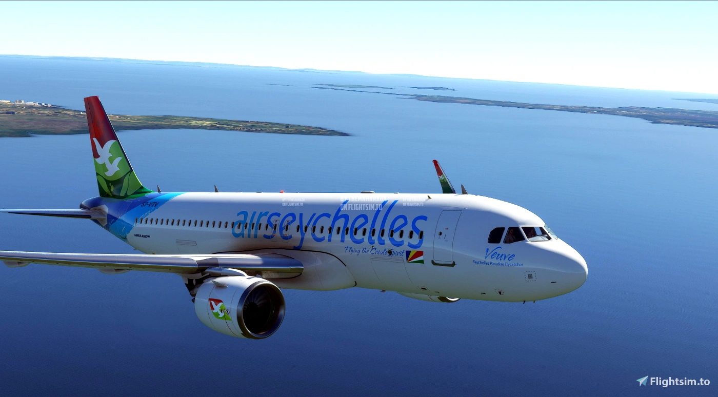 [8K] Air Seychelles A32NX - Image 1