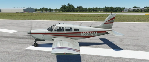 JustFlight Piper PA-28R Arrow III N2214M