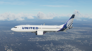 United Airlines Boeing 737 MAX - (5k*10K) thumbnail 1