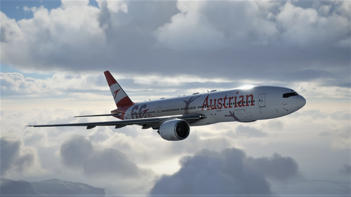 [CS 777-200]  Austrian Airlines 60 Years Anniversary (AUA) OE-LPF [8K-UHD] 2021
