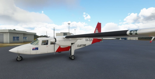 BBS BN-2 Islander Australian Customs VH-ZZX