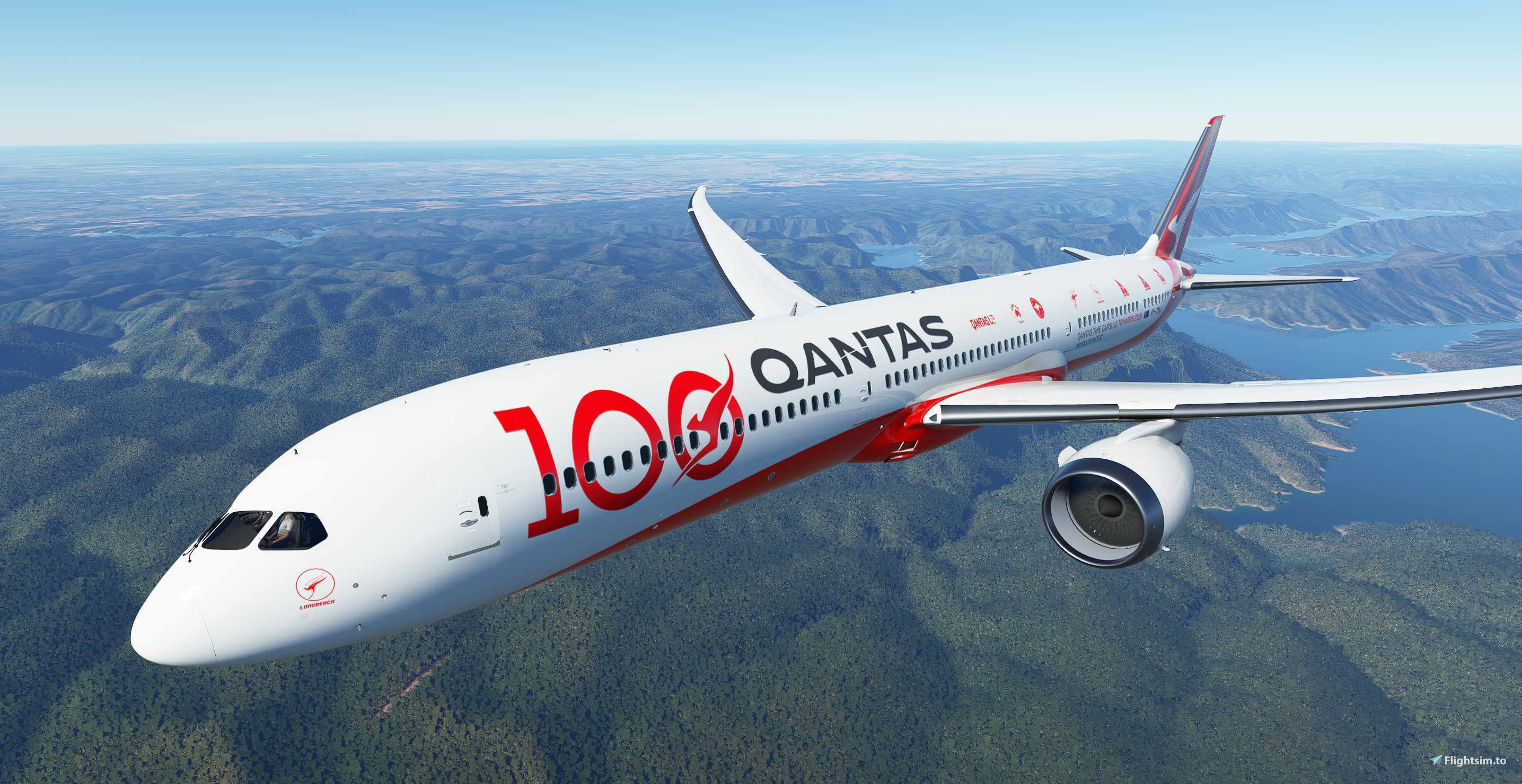 Qantas Airlines 100 Years | Boeing 787 | 8K - Image 1