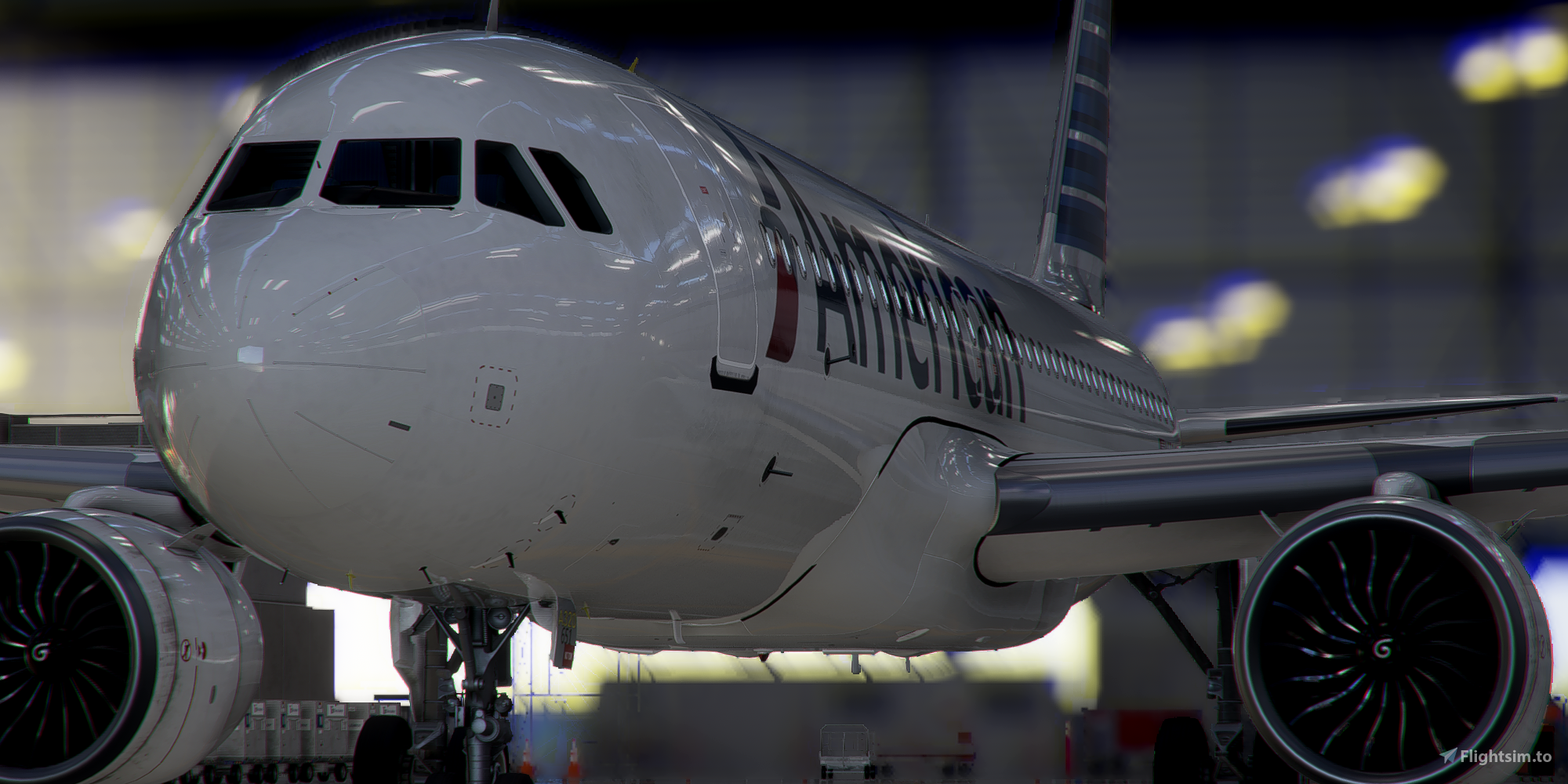 [A32NX] FlyByWire | Airbus A320neo American Airlines N651AW - Dirty in 8k - Image 1