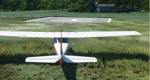 LA87-Covington Vincent Airport Helipad Louisiana Tricky