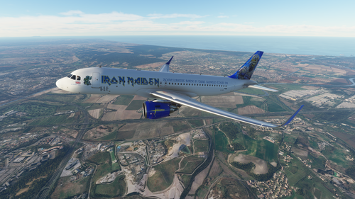 [A32NX] [FBW] Iron Maiden - Ed Force One - Flight 666[8K]