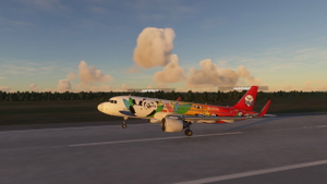 A320 Sichuan Airlines Panda Livery 8K - Asobo version thumbnail 14