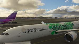 Boeing 787 Emirates Expo Green thumbnail 2
