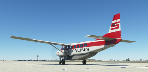 Cessna 208B Grand Caravan Sterling Airways Retro [4K Fictional]