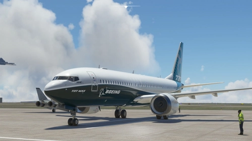 Improved House Livery Bredok3d Boeing 737 MAX 8 (100 Years of Boeing)