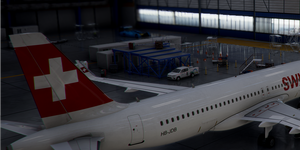 [A32NX] FlyByWire | Airbus A320neo SWISS HB-JDB with signs of wear in 8k thumbnail 6