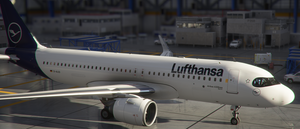 FlyByWire[A32NX]  Lufthansa  [10K] Ultra No Text Mirroring With Custom Coffee Cup D-AIJD thumbnail 3