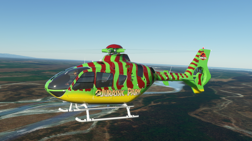 H135 Jurassic Park Explorer Livery