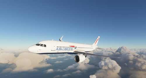 [A32NX] [FBW] FBW Air Liberté [8K] No Text Mirroring With Custom Coffee Cup