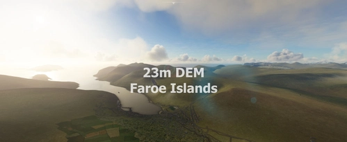 Faroe Islands 23m DEM - High Resolution Terrain Elevation Data from SRTM Arc 1"