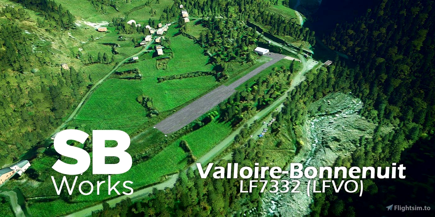 LF7332 Altisurface de Valloire-Bonnenuit (LFVO) Microsoft Flight Simulator