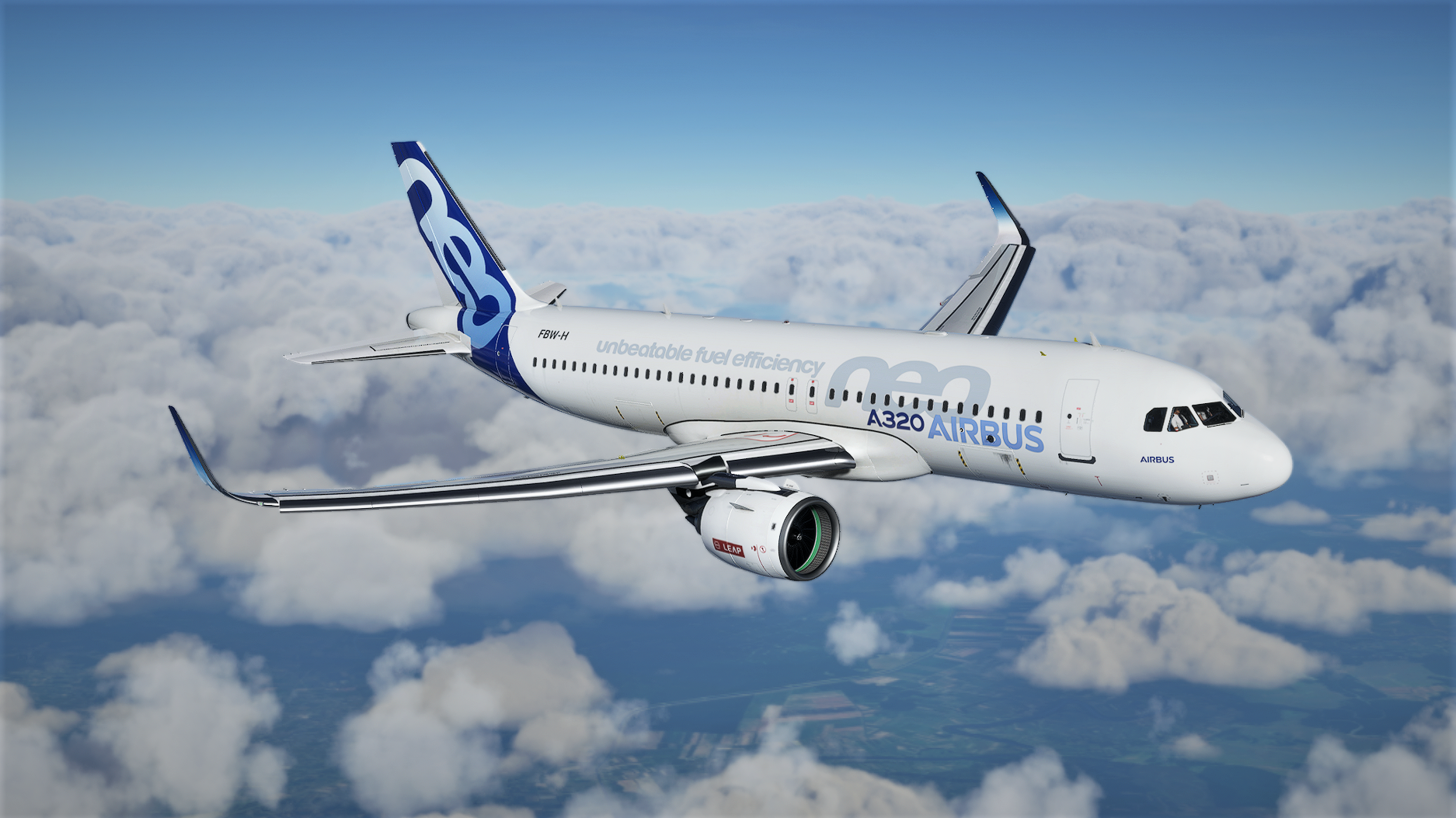 [A32NX] Airbus House Livery with Extreme Details [8K-UHD] 2021 - Image 1