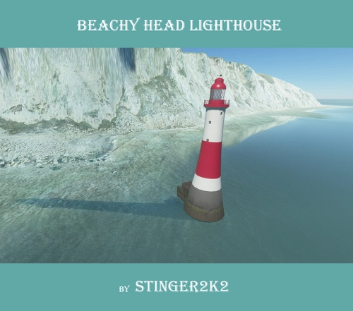 Beachy Head Lighthouse, Eastbourne UK, for MSFS