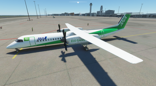 Dash8 Q400 ANA Wings EcoBon [4K]