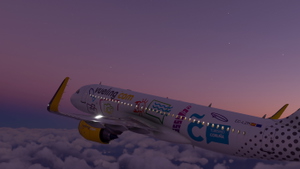A320 Vueling Airlines TC Livery - Asobo version thumbnail 11