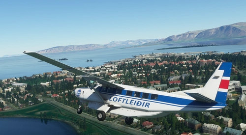 Cessna 208B Grand Caravan Loftleiðir Icelandic [4K Fictional]