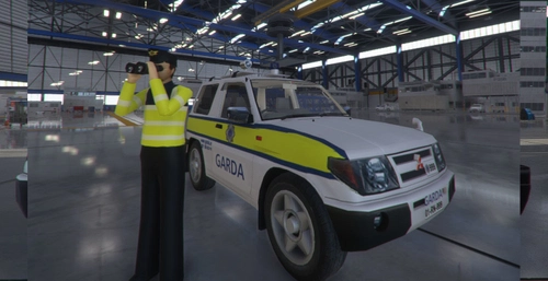 Mitsubishi Pajero Irish Garda Car