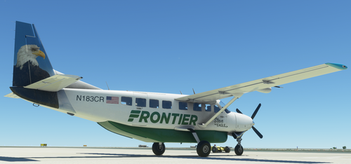 Cessna 208B Grand Caravan Frontier Airlines [4K Fictional]
