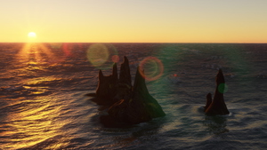 Iceland Rock Formation - WIP thumbnail 6