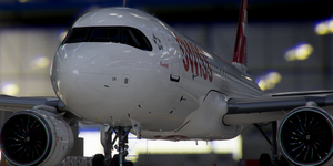 [A32NX] FlyByWire | Airbus A320neo SWISS HB-JDB with signs of wear in 8k thumbnail 1