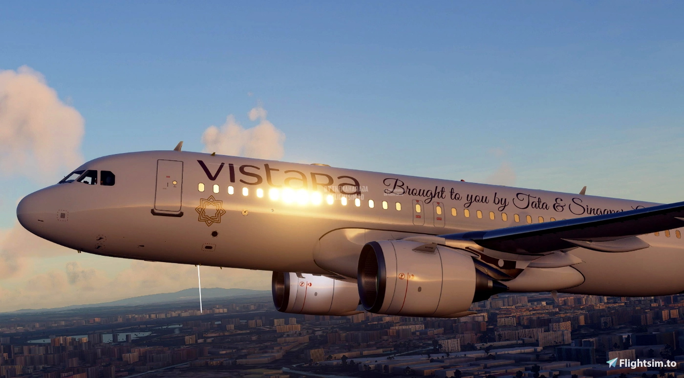 [8K] Vistara Airlines A32NX - Image 1