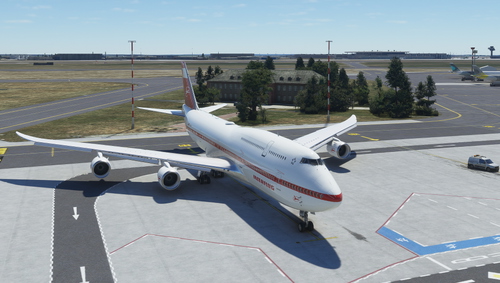 Asobo B 747-8i INTERFLUG fictiv 80er Jahre