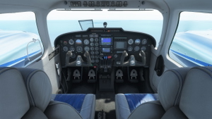 Carenado PA34 Seneca V - Silver-Blue thumbnail 7