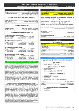 Mooney M20R Ovation (Carenado) - Checklist/Procedures/ Beginners Guide thumbnail 1