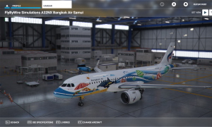 [A32NX] A320 Bangkok Airlines HS-PGW Samui Livery 8K - FlyByWire version thumbnail 9