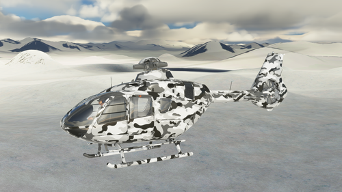H135 Winter Camo Livery