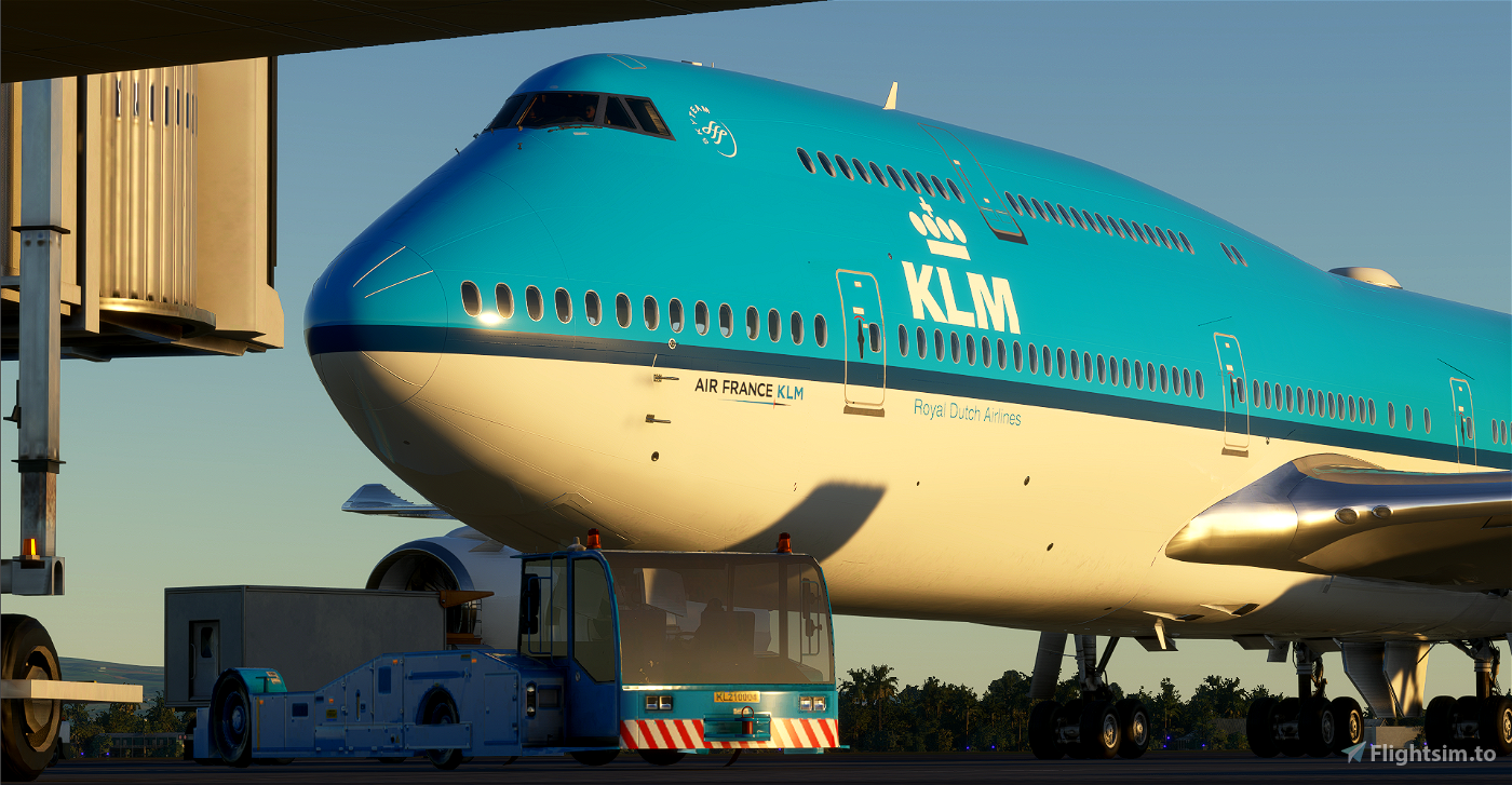 KLM 2002 Livery | 747-8I [8K] [Vectored] [No Mirroring] Microsoft Flight Simulator