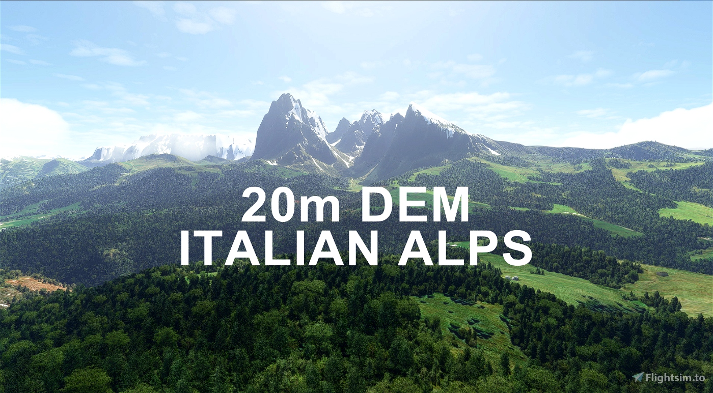 ITALIAN ALPS 20m DEM - High Resolution Terrain Elevation Data from ...